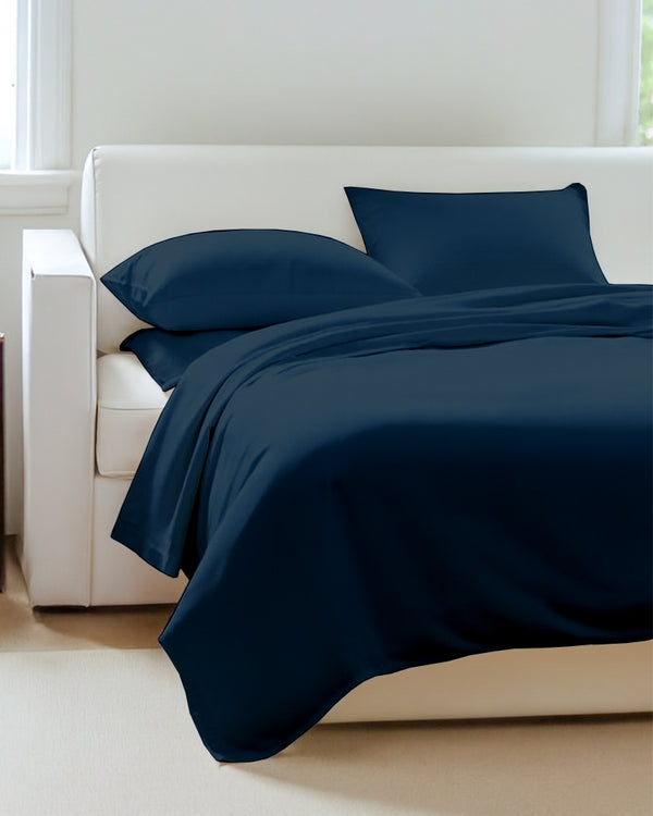 Exclusive 4 Piece Sleeper Sofa Combo- Navy Blue