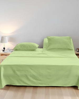 SleepEase Split Head 4 Piece Sheet Set- Sage