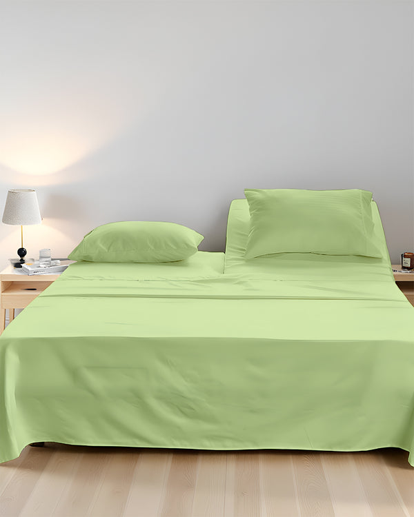 SleepEase Split Head 4 Piece Sheet Set- Sage