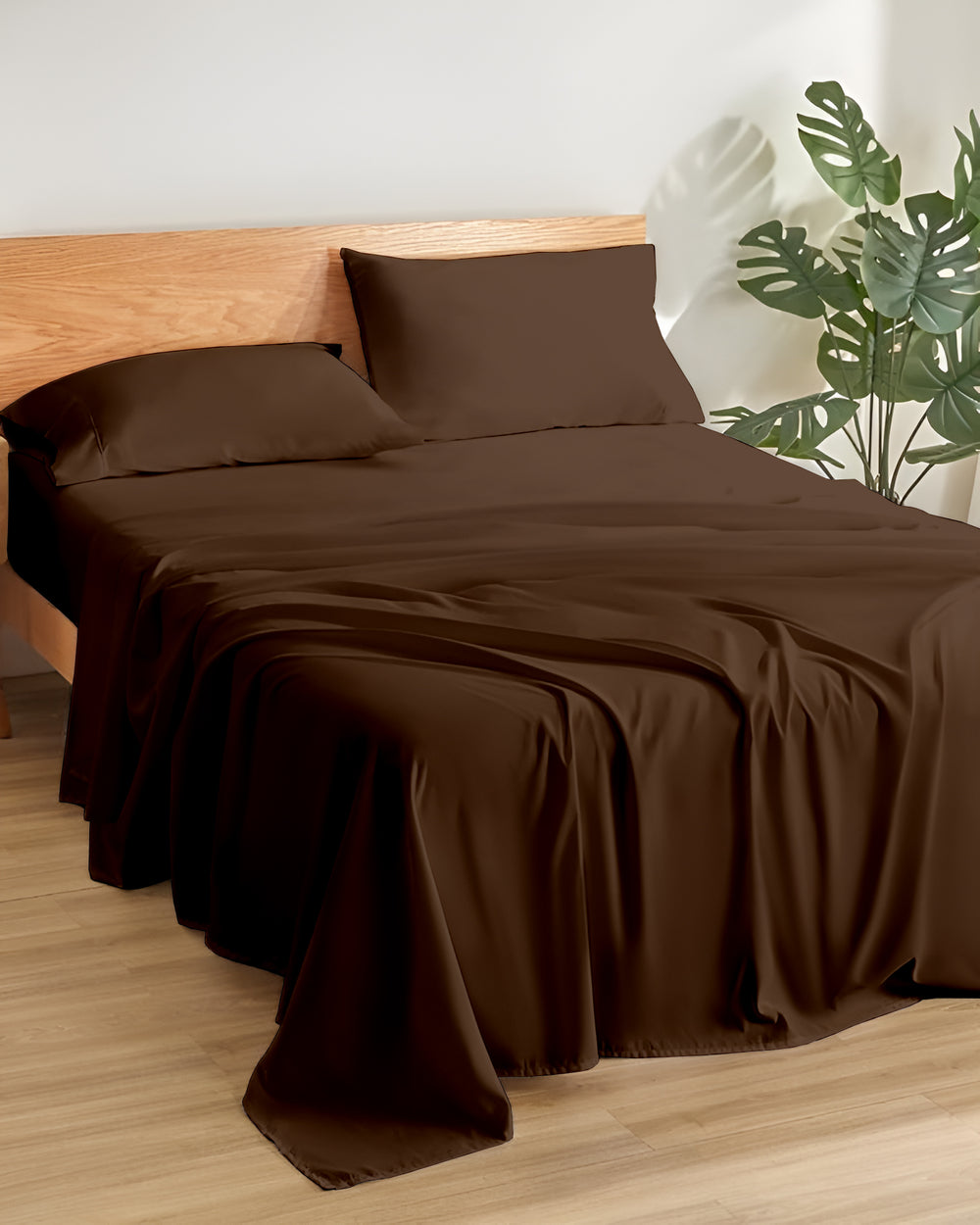 Comfort Kit Microfiber 4 Piece Bed Sheet Set – Chocolate
