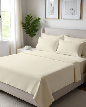 Giza Elegance 6-Piece Sheet Set - Ivory