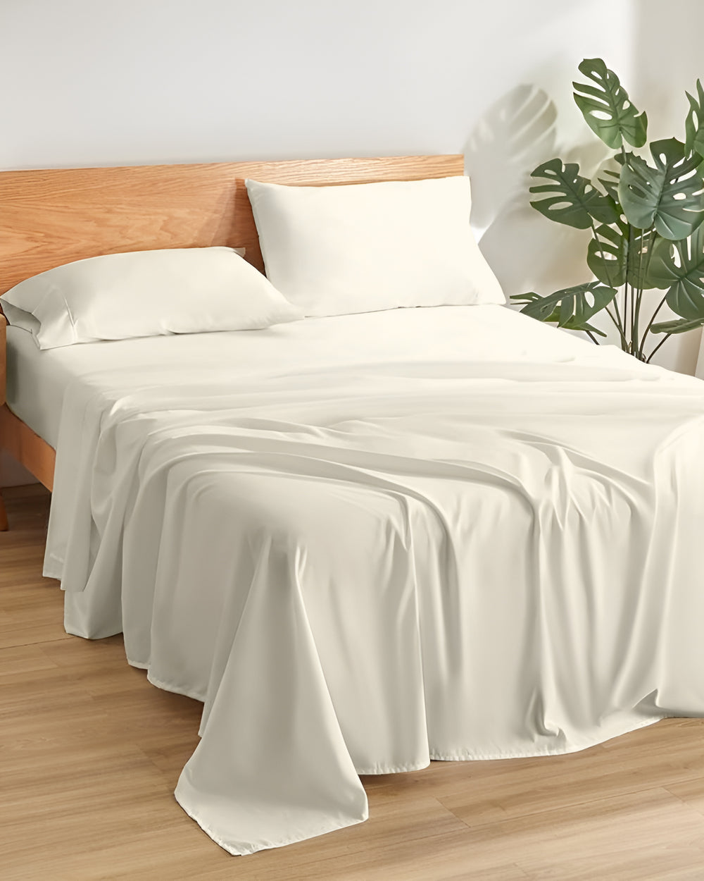 Comfort Kit Microfiber 4 Piece Bed Sheet Set – Ivory