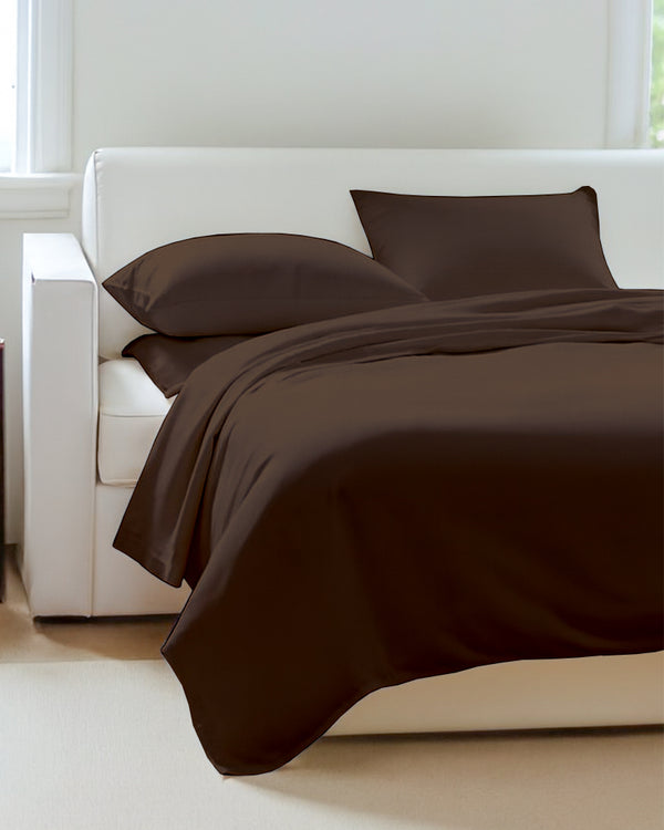 Exclusive 4 Piece Sleeper Sofa Combo- Chocolate