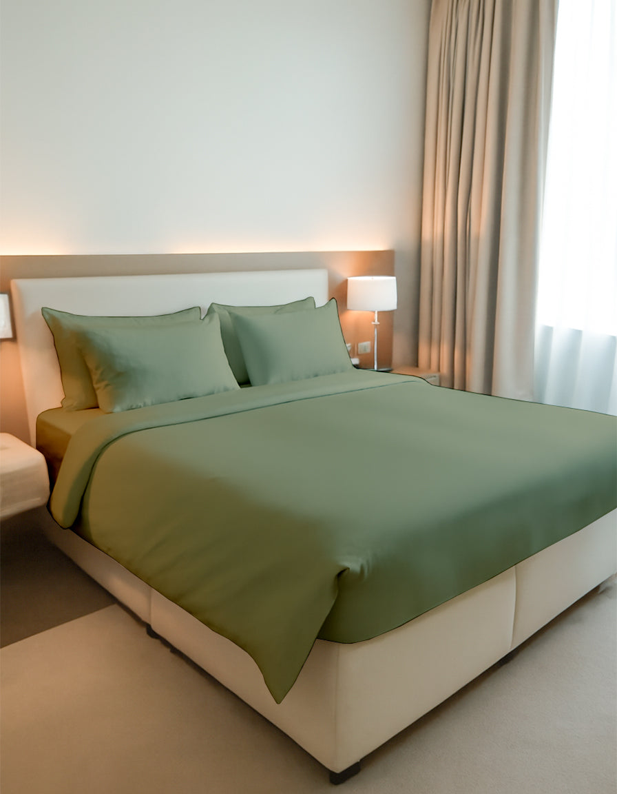 EliteFlex - 7 Piece Cotton Split Sheet Set for Adjustable Beds - Sage