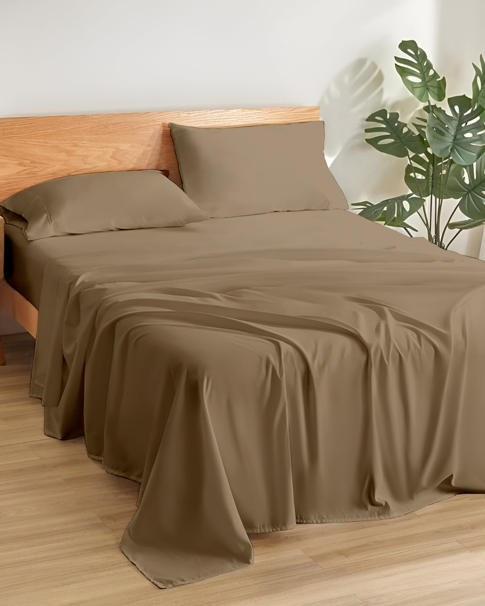 Comfort Kit Microfiber 4 Piece Bed Sheet Set – Taupe