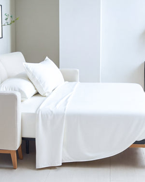 Exclusive 4 Piece Sleeper Sofa Combo- White