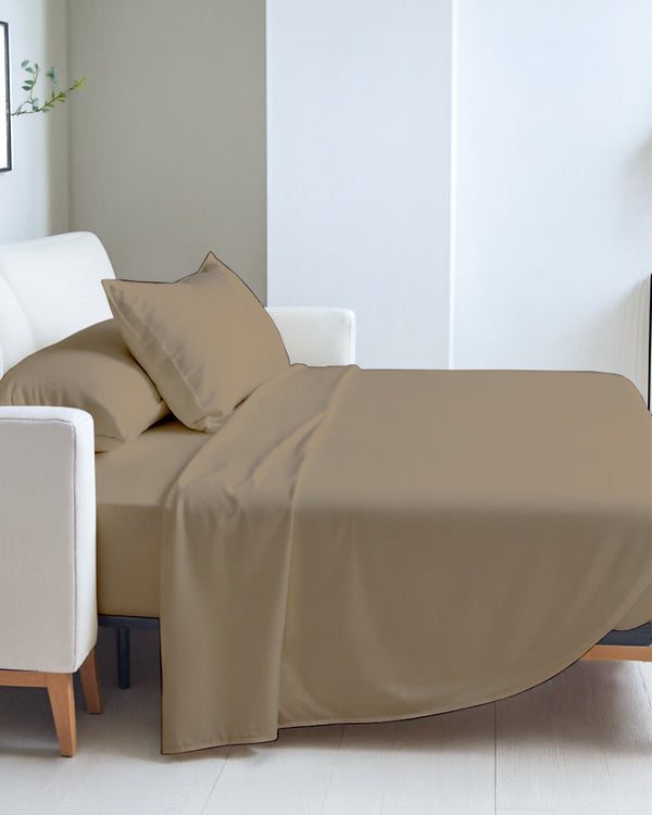 Exclusive 4 Piece Sleeper Sofa Combo- Taupe