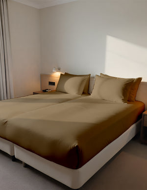EliteFlex - 7 Piece Cotton Split Sheet Set for Adjustable Beds - Taupe