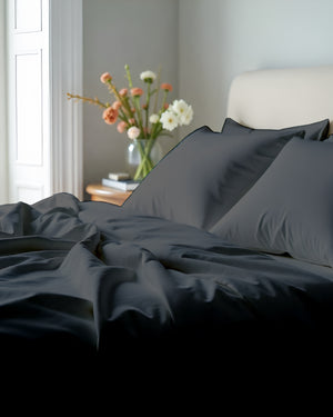 Giza Elegance 6-Piece Sheet Set - Dark Gray