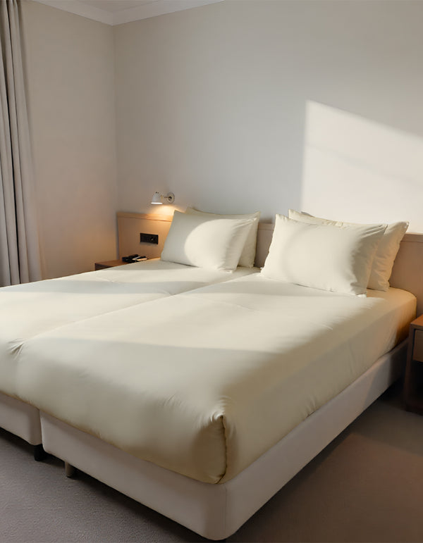 EliteFlex - 7 Piece Cotton Split Sheet Set for Adjustable Beds - Ivory