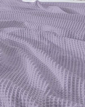 Havenweave Microfiber 1 Piece Waffle Coverlet - Pastel Purple-Bed Layers-Shreem Linen-Slumber Sphere