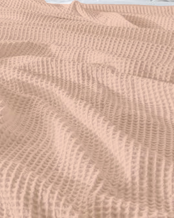 Havenweave Microfiber 1 Piece Waffle Coverlet - Light Sand-Bed Layers-Shreem Linen-Slumber Sphere