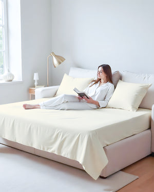 Exclusive 4 Piece Sleeper Sofa Combo- Ivory