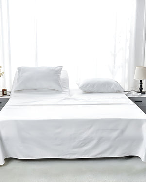 SleepEase Split Head 4 Piece Sheet Set- White