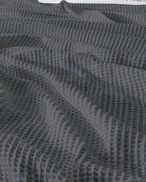 Havenweave Microfiber 1 Piece Waffle Coverlet - Dark Gray-Bed Layers-Shreem Linen-Slumber Sphere