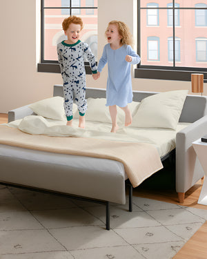 FlexFit Comfort Cotton 4-Piece Sleeper Sofa Sheet Set - Ivory