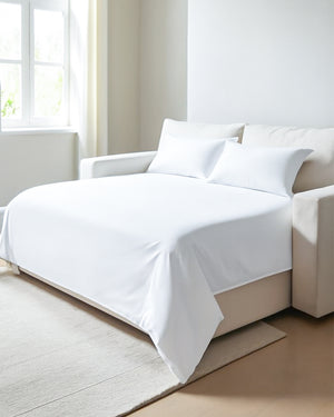 Exclusive 4 Piece Sleeper Sofa Combo- White