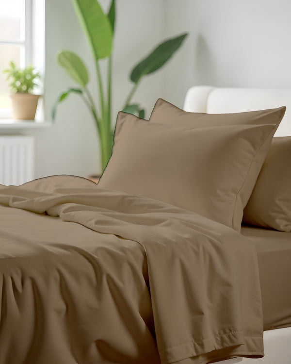 Comfort Kit Microfiber 4 Piece Bed Sheet Set – Taupe