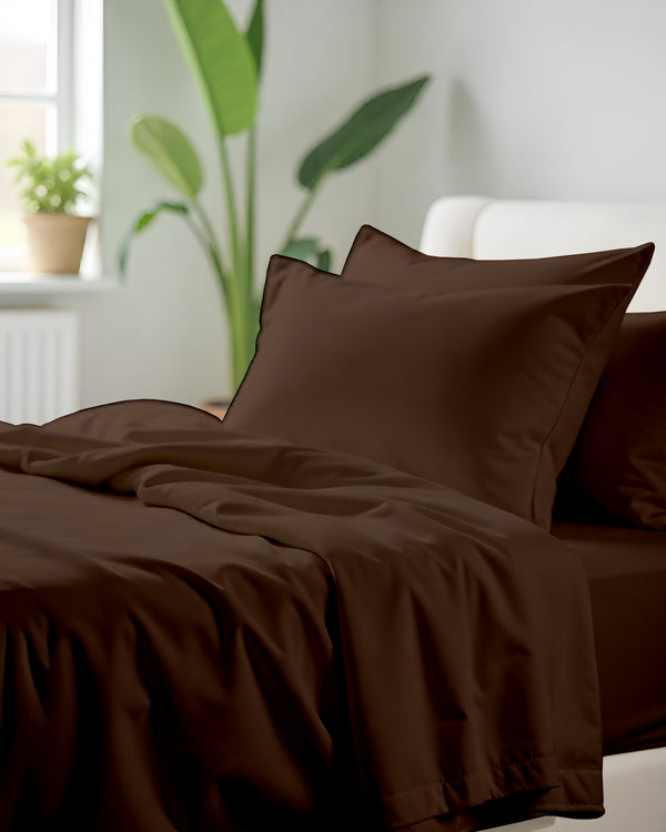 Comfort Kit Microfiber 4 Piece Bed Sheet Set – Chocolate
