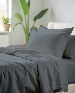 Comfort Kit Microfiber 4 Piece Bed Sheet Set – Dark Gray