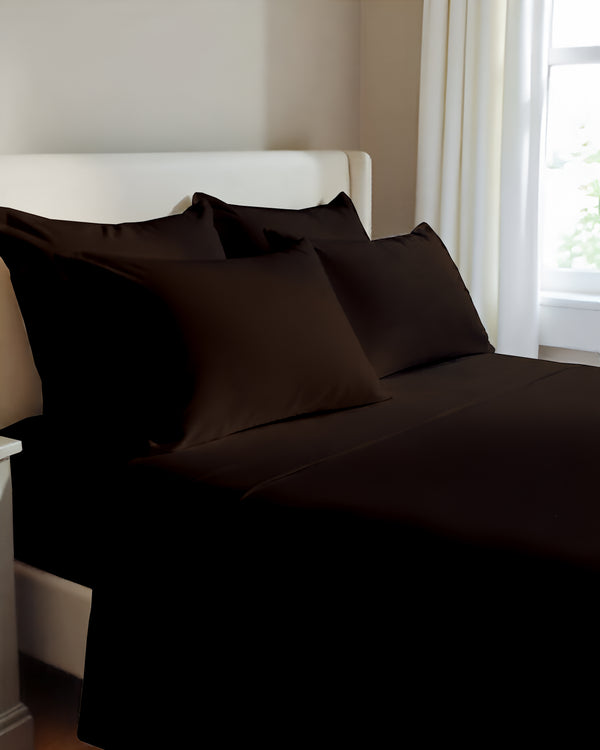 Giza Elegance 6-Piece Sheet Set - Chocolate