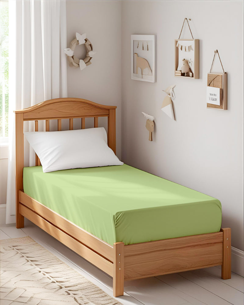 Ultra-fine Microfiber 1 Piece Sage Haven Cot Fitted Sheet – Sage