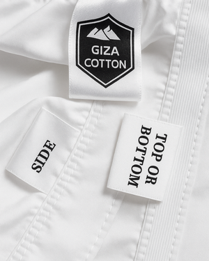 SleepSync Giza 1 Piece Split Head Fitted Sheet - White-Custom Beds-MyGiza-Slumber Sphere