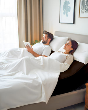 SleepSync Giza 1 Piece Split Head Fitted Sheet – Comfort Chocolate