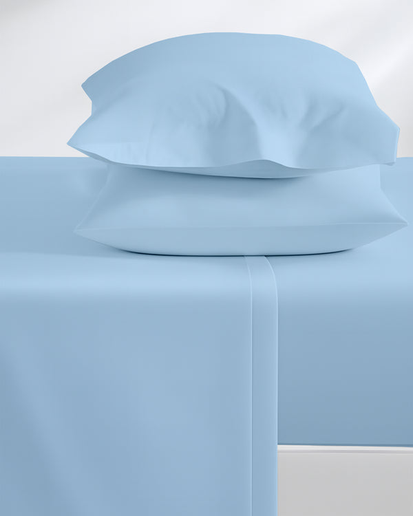 FlexNest 5 Piece Split Bed Sheet Set- Light Blue