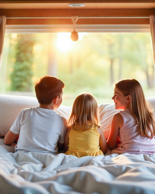 Modern Haven RV Sheet Set – Soft Microfiber, 4-Piece Luxury Collection - White