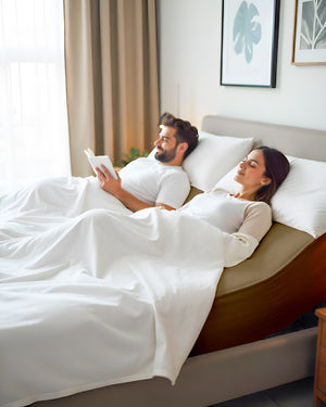 SleepSync Giza 1 Piece Split Head Fitted Sheet – Earth Taupe