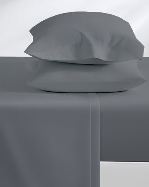 FlexNest 5 Piece Split Bed Sheet Set- Dark Gray