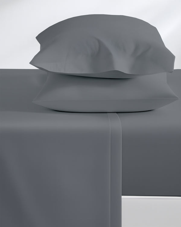 FlexNest 5 Piece Split Bed Sheet Set- Dark Gray