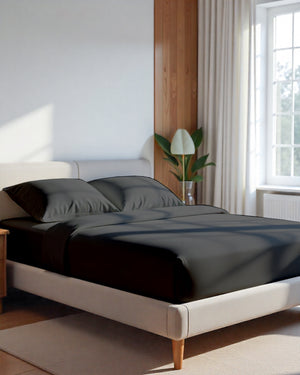 Giza Elegance 6-Piece Sheet Set - Dark Gray