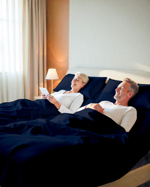 Softline Split Ultra-Soft 5-Piece Cotton Split Beds Sheet Set - Navy Blue
