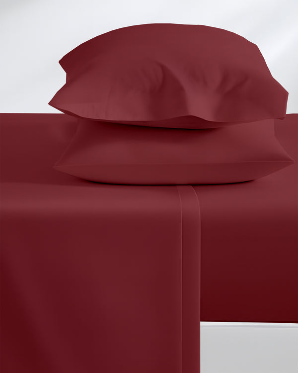 FlexNest 5 Piece Split Bed Sheet Set- Burgundy