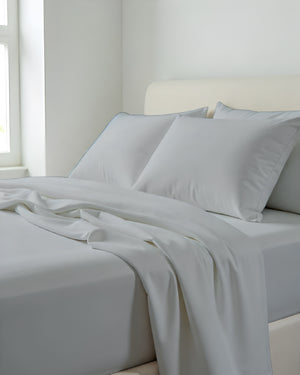 Comfort Kit Microfiber 4 Piece Bed Sheet Set – Light Gray