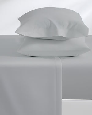 FlexNest 5 Piece Split Bed Sheet Set- Light Gray