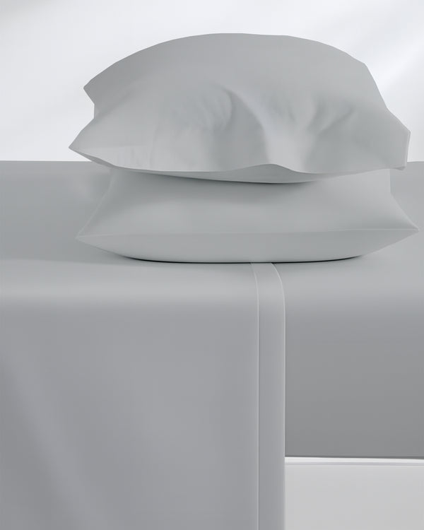 FlexNest 5 Piece Split Bed Sheet Set- Light Gray