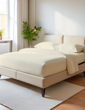 EliteFlex - 7 Piece Cotton Split Sheet Set for Adjustable Beds - Ivory