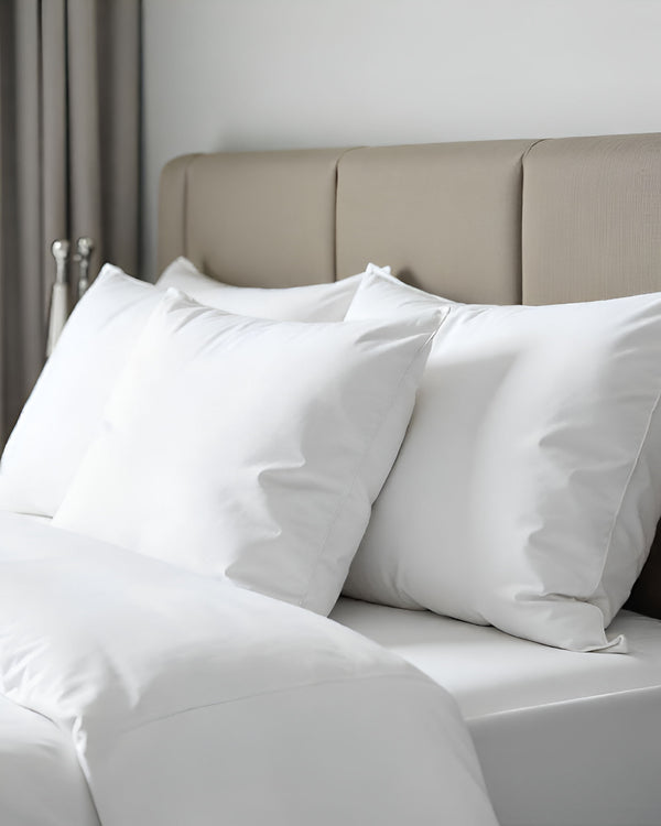 CloudCotton - Set of 2 Piece Pillow Cover with Sateen Finish - White-Pillowcases-Cottingon -Slumber Sphere