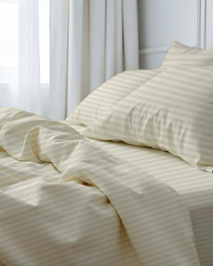 Royal Dreams, Extra Deep 4 Piece Cotton Sheet Set- Ivory