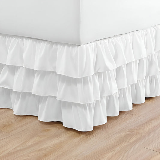 Multi-Ruffled Bed Skirt