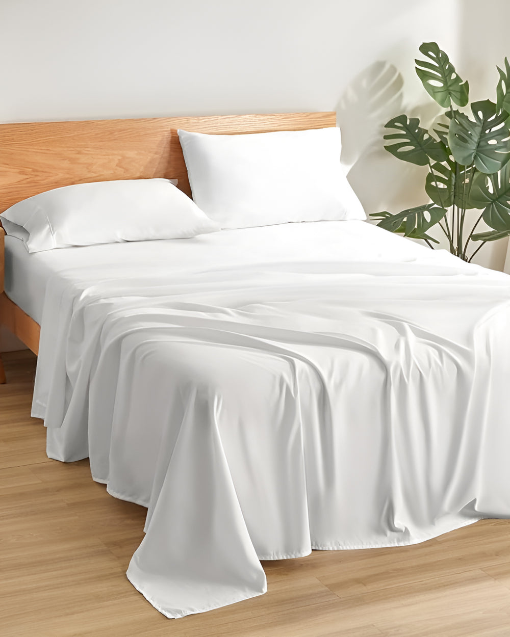 Comfort Kit Microfiber 4 Piece Bed Sheet Set – White