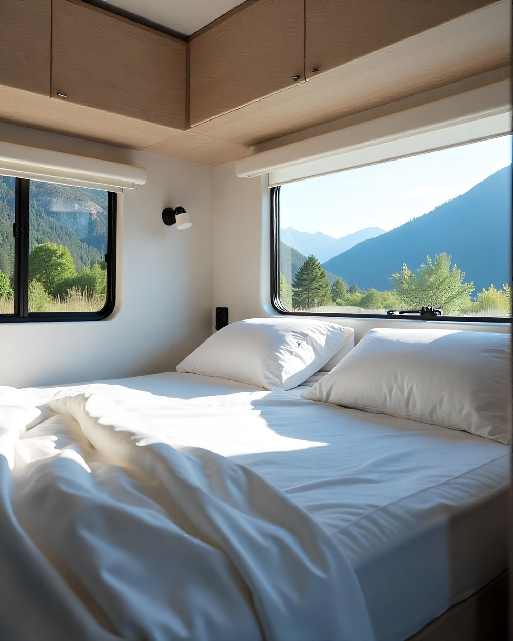 Modern Haven RV Sheet Set – Soft Microfiber, 4-Piece Luxury Collection - White-Custom Beds-Shreem Linen-Slumber Sphere