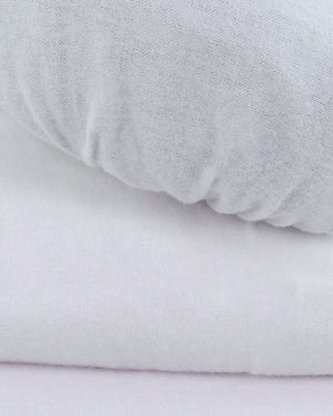 EaseLiving 3 Piece Microfiber Massage Sheet Set- White-Accents-Shreem Linen-Slumber Sphere