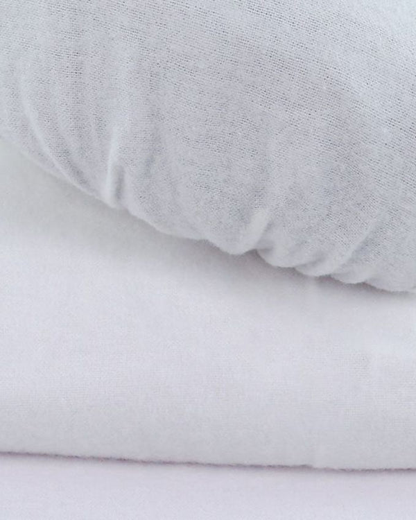 EaseLiving 3 Piece Microfiber Massage Sheet Set- White-Accents-Shreem Linen-Slumber Sphere