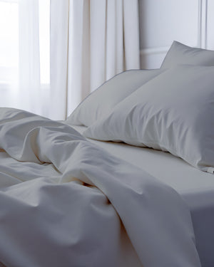 Royal Dreams, Extra Deep 4 Piece Cotton Sheet Set- Light Gray