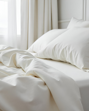 Royal Dreams, Extra Deep 4 Piece Cotton Sheet Set- White-Bed Sheets-Cottington Lane-Slumber Sphere