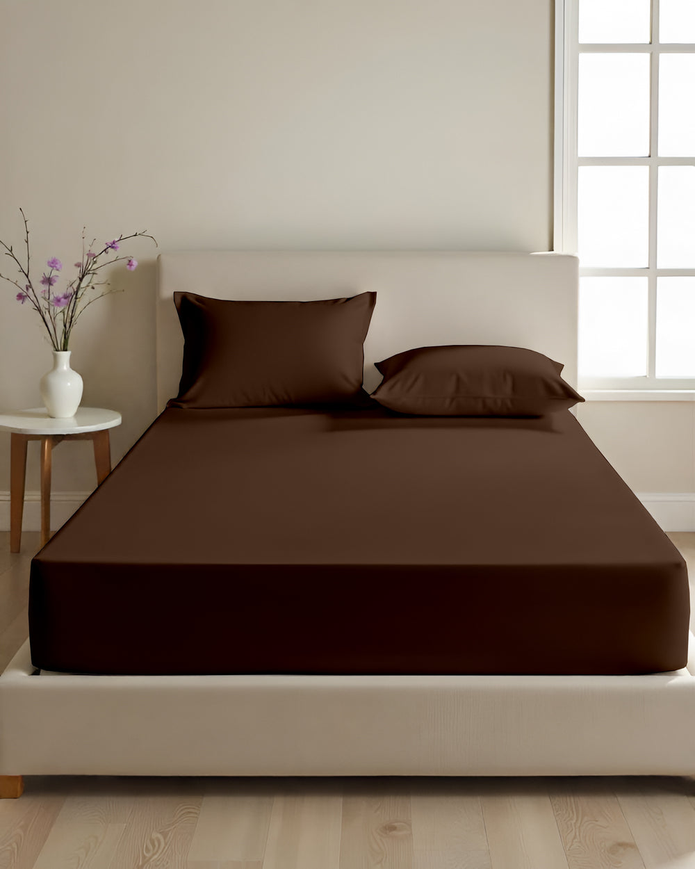CalmFloats 4 Piece Waterbed Sheet Set- Chocolate